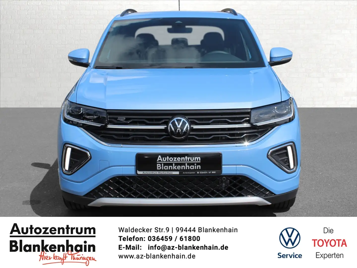 Volkswagen T-Cross 1,0 TSI R-Line Automatik*Kamera*Navi*AHK Bleu - 2