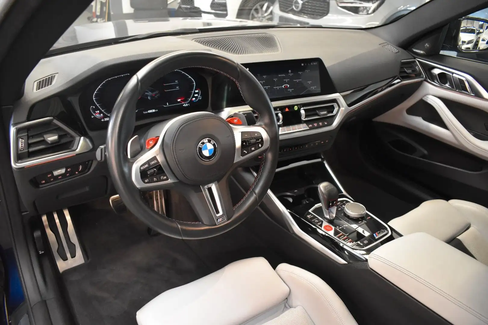 BMW M4 Coupe Competition*GLASDACH*H&K*LEDER*SHZ* Bleu - 2