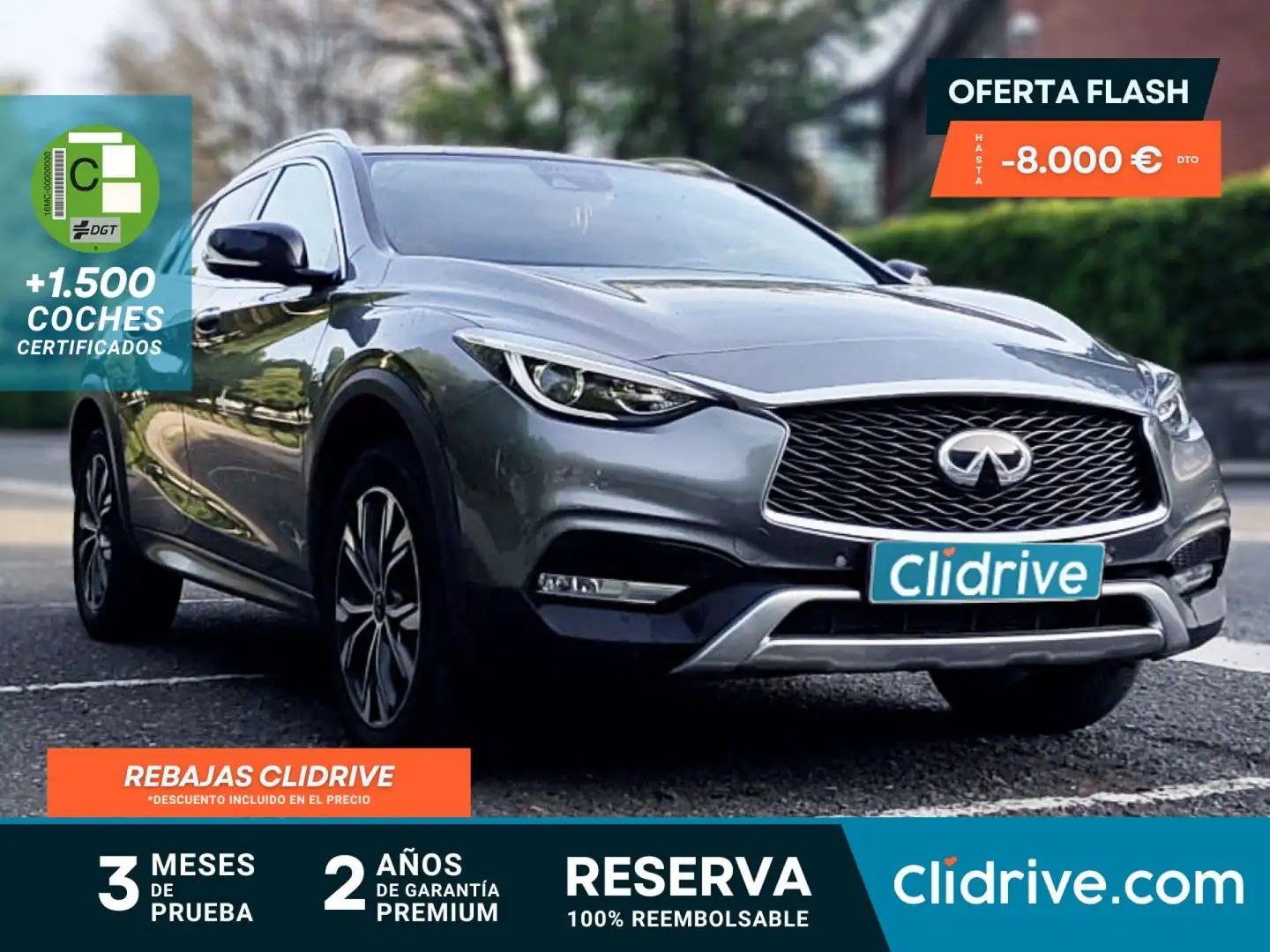 Infiniti QX30 2.2d Premium AWD 7DCT Plateado - 1