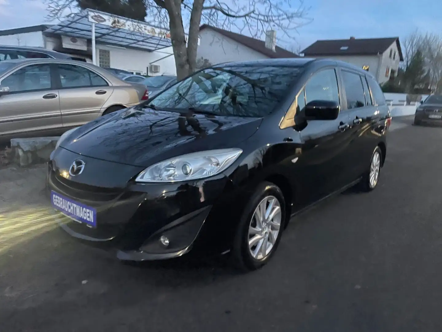 Mazda 5 Center-Line 7-SITZER KLIMA ALU SERVICE NEU !!! Fekete - 1