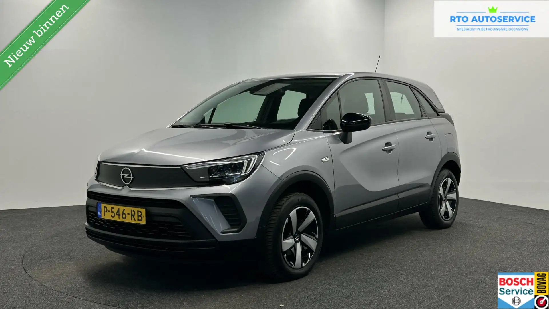 Opel Crossland 1.2 Turbo Edition CAMERA NAVI LM CRUISE CARPLAY Grijs - 1