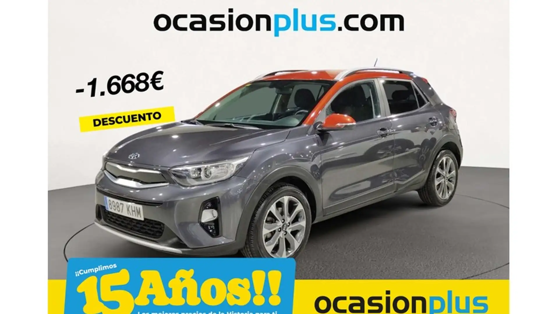 Kia Stonic 1.0 T-GDi Eco-Dynamic Drive 120 Gris - 1