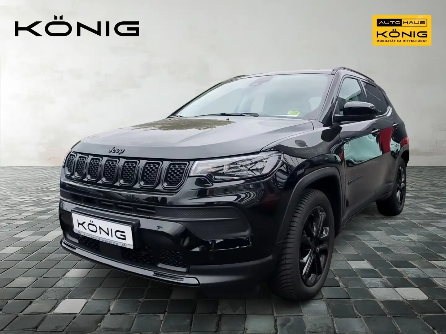 Jeep Compass Night Eagle *KLIMA*CARPLAY*CAM*ALLWETTER Schwarz - 1