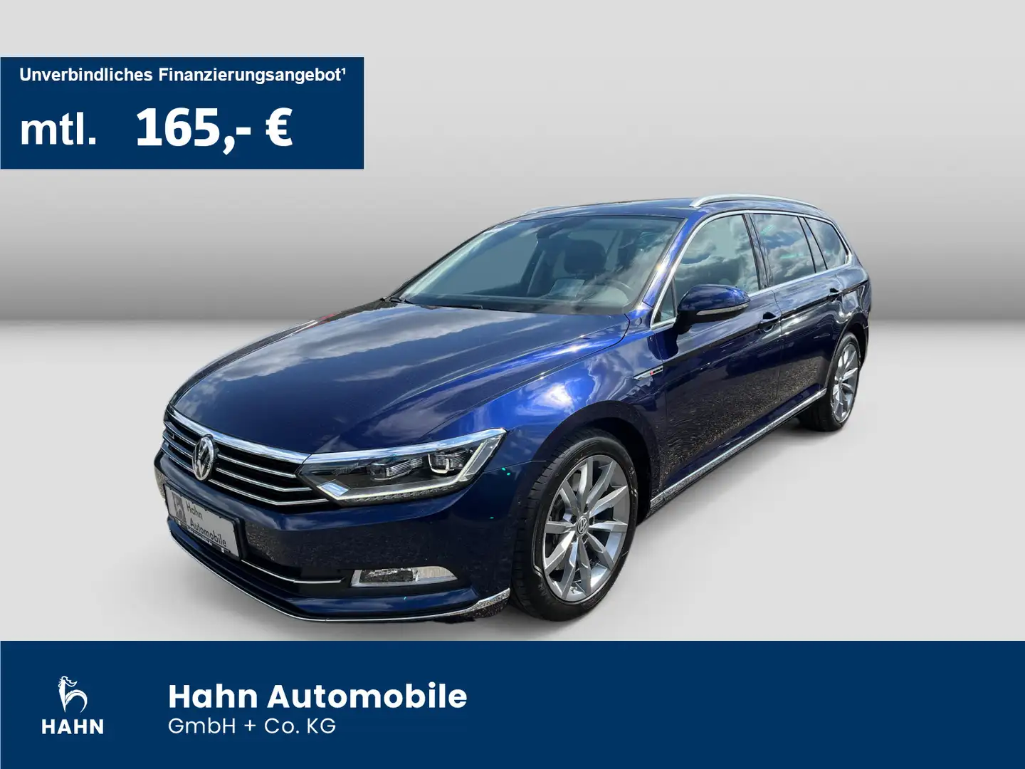 Volkswagen Passat Variant 2.0TDI 4Mot DSG High LED ACC AHK Blau - 1