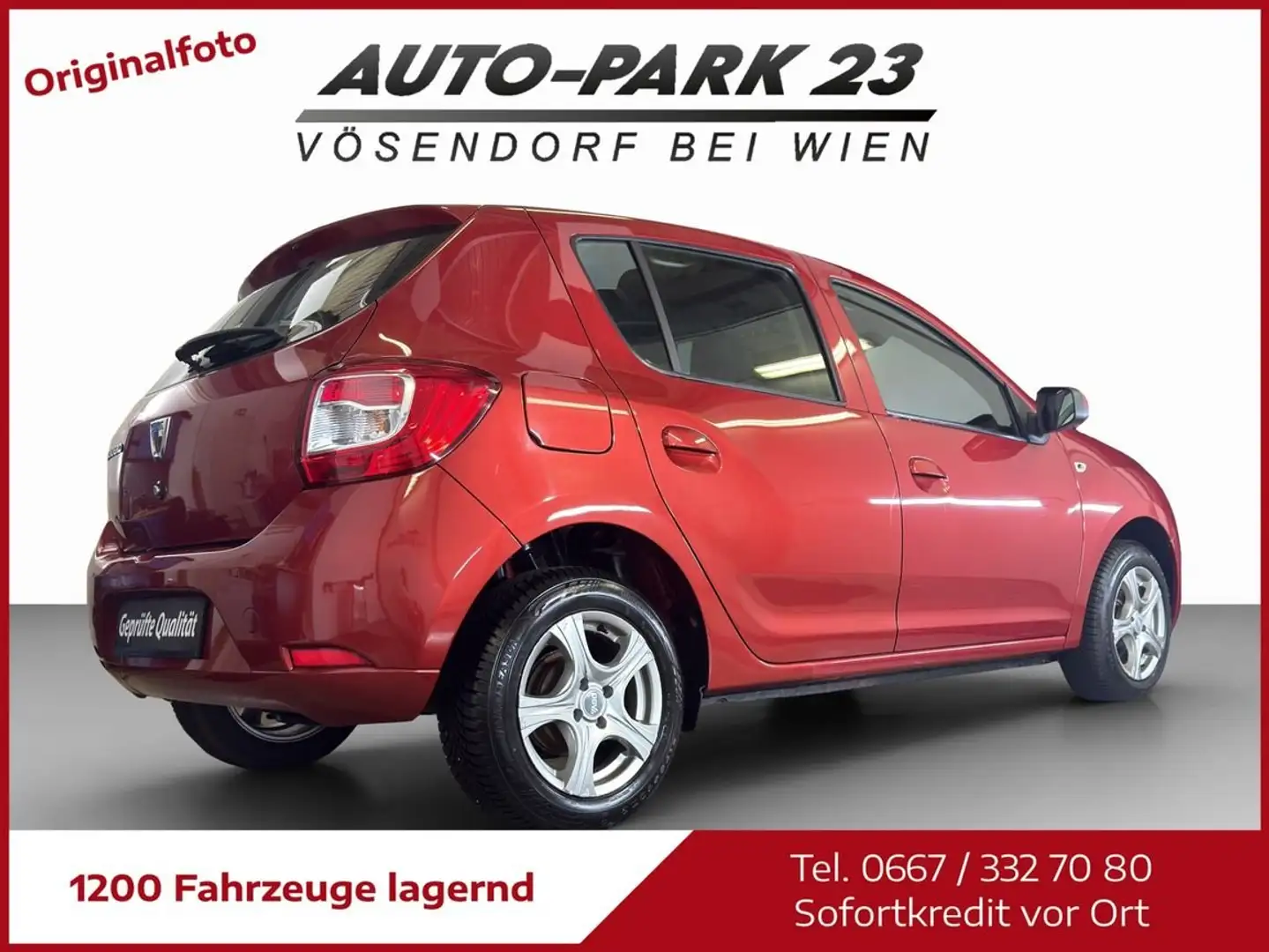Dacia Sandero Sandero ***NUR55.000KM*NEUES-PICKER10/2027*MOD2014 Rot - 2