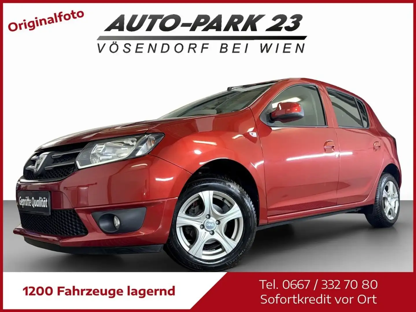 Dacia Sandero Sandero ***NUR55.000KM*NEUES-PICKER10/2027*MOD2014 Rot - 1