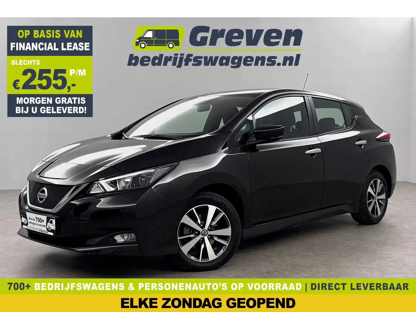 Nissan Leaf Acenta 40 kWh 150PK Camera Carplay LED Clima Cruis Noir - 1
