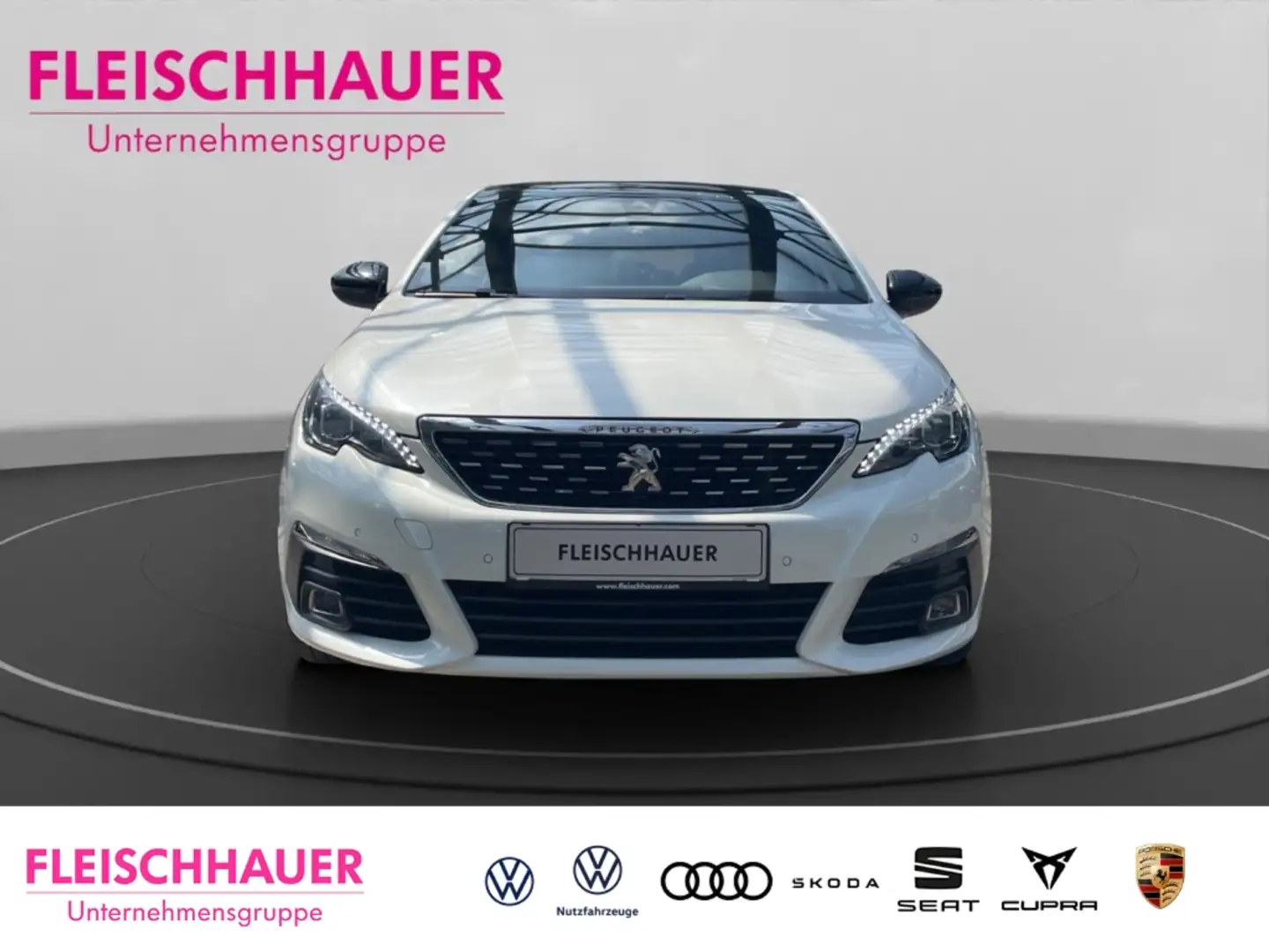 Peugeot 308 GT Line Allure 1.2 e-THP PureTech 130 Panorama Nav Blanc - 2