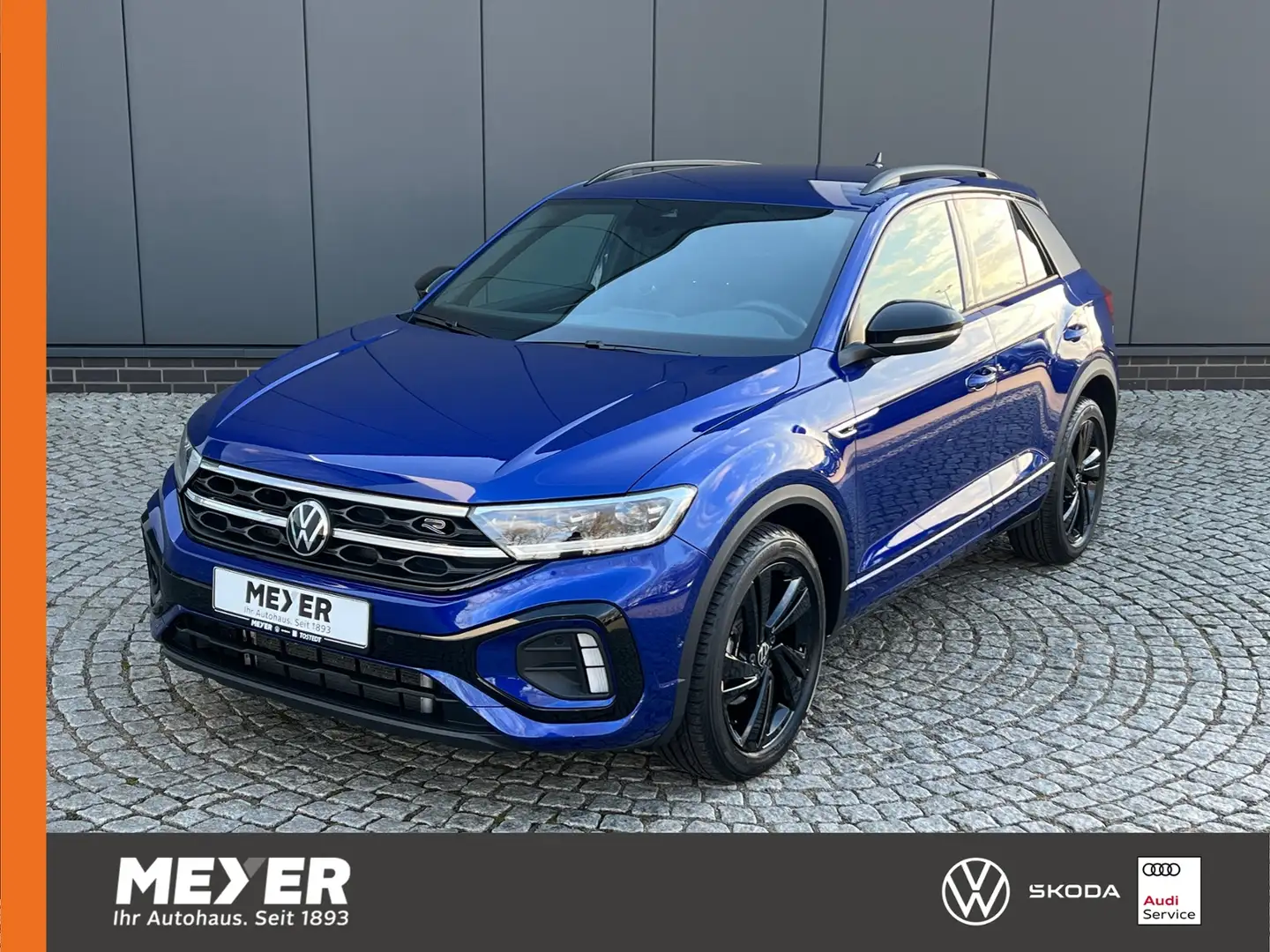 Volkswagen T-Roc R-Line 1.5 TSI DSG *AHK,LED,BlackStyle,PDC,LM'-18 Bleu - 1