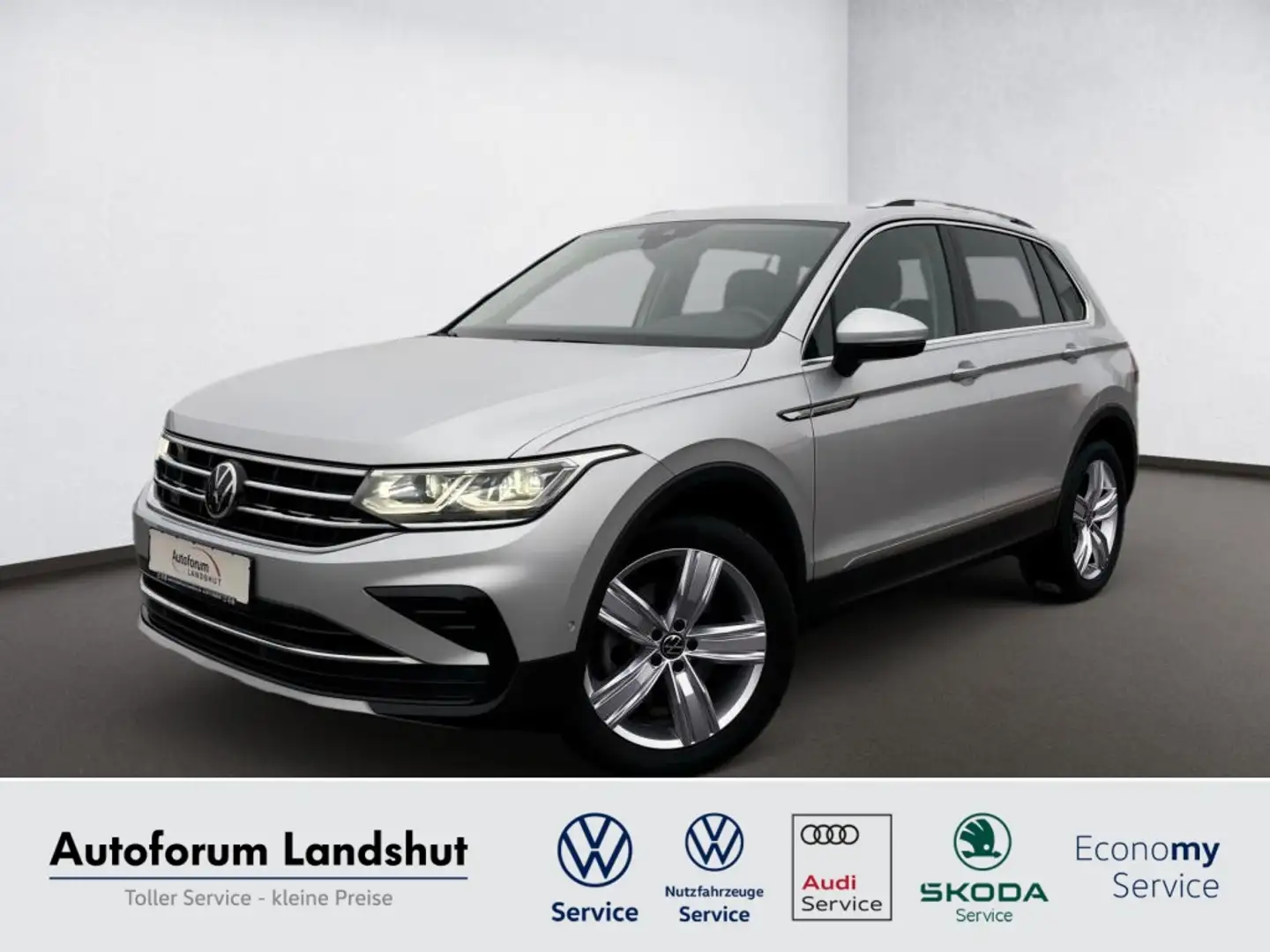 Volkswagen Tiguan 2.0 TDI Elegance 4M MATRIX/STAHZG/DCC/ACC Zilver - 1
