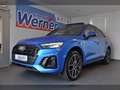 Audi Q5 TFSIe S line 55 quattro AHK Panodach Werksgaranti Bleu - thumbnail 3