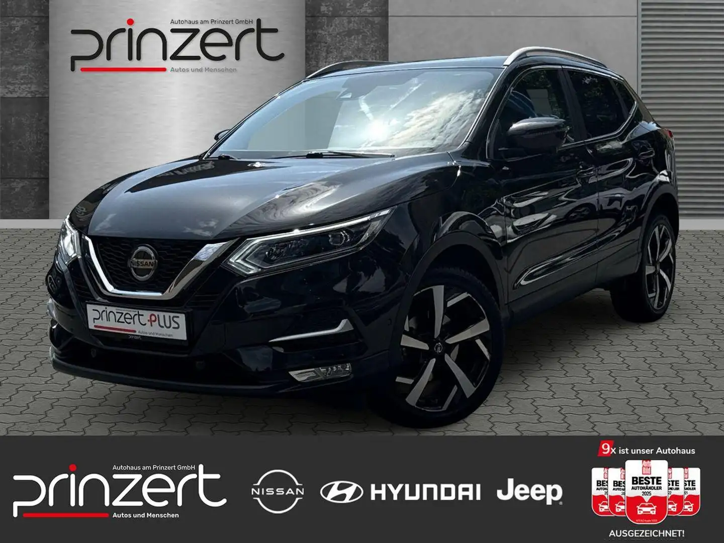Nissan Qashqai 1.3 DIG-T DCT "Tekna" PGD*Navi*Allwetter Schwarz - 1