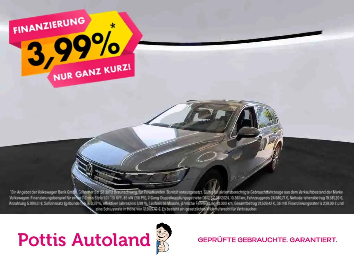 Volkswagen Passat Variant 1.4 TSI eHybrid DSG GTE NAVI KAMERA PDC LED SITZHZ Grau - 1