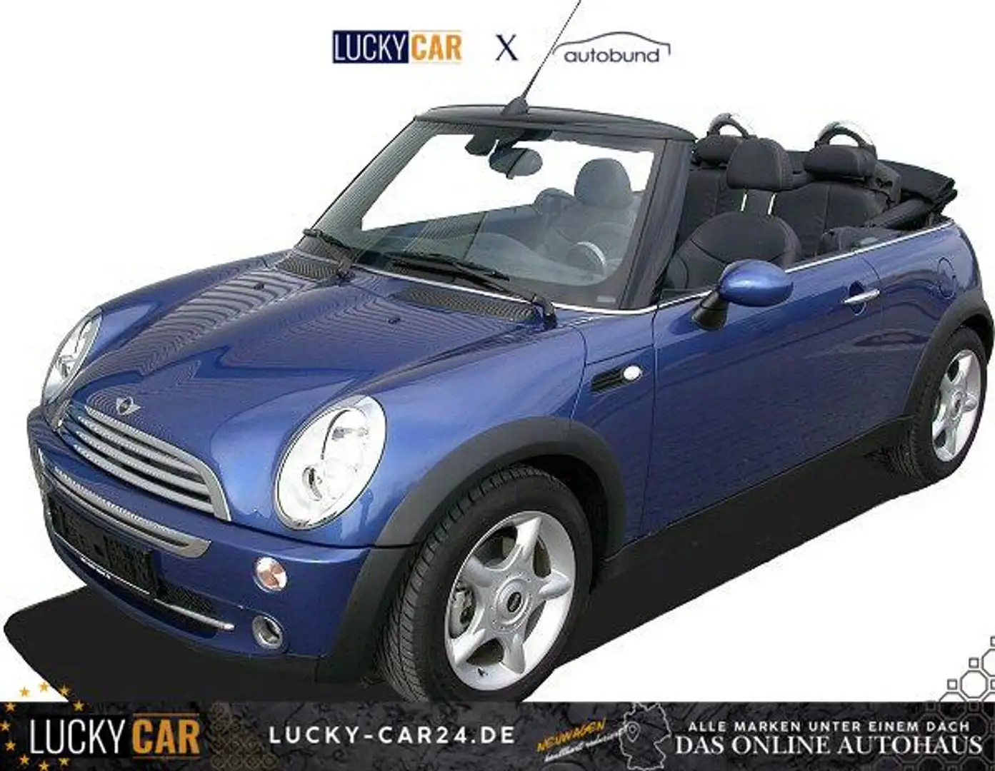 MINI One Cabrio 1.6//TOP//KLIMA//ALU//TÜV NEU!//GARANTIE... Blau - 1