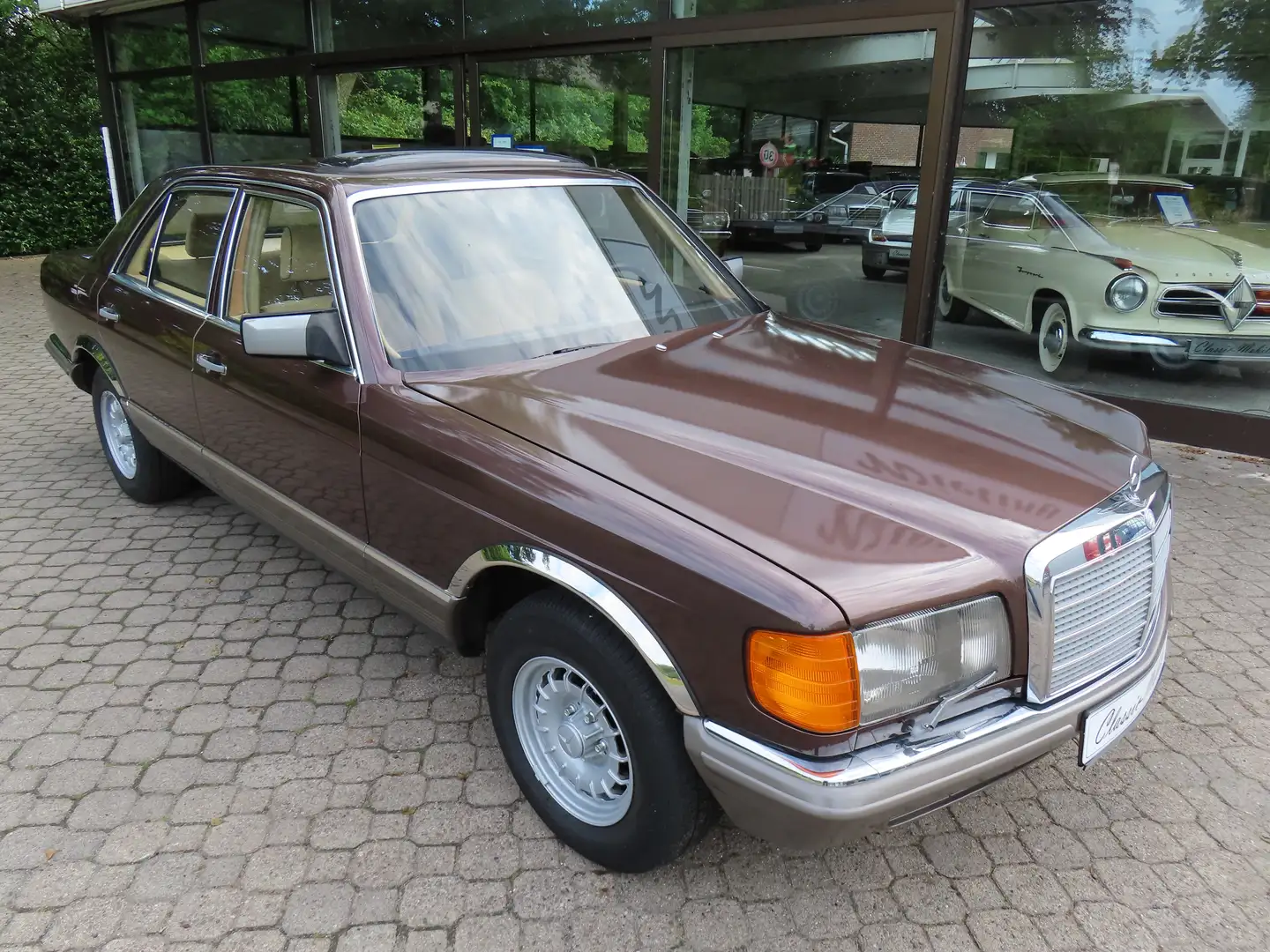 Mercedes-Benz S 280 SE W126 *H-Kennzeichen*HU neu*Autom.*Klima*eSD*AHK Коричневий - 1