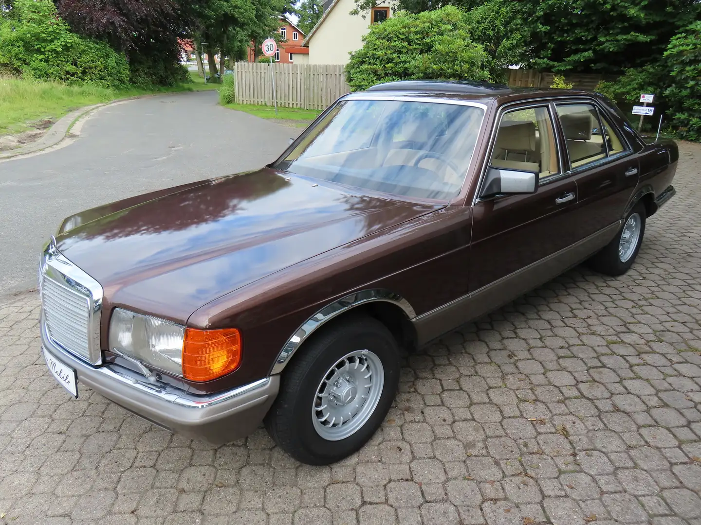 Mercedes-Benz S 280 SE W126 *H-Kennzeichen*HU neu*Autom.*Klima*eSD*AHK Коричневий - 2