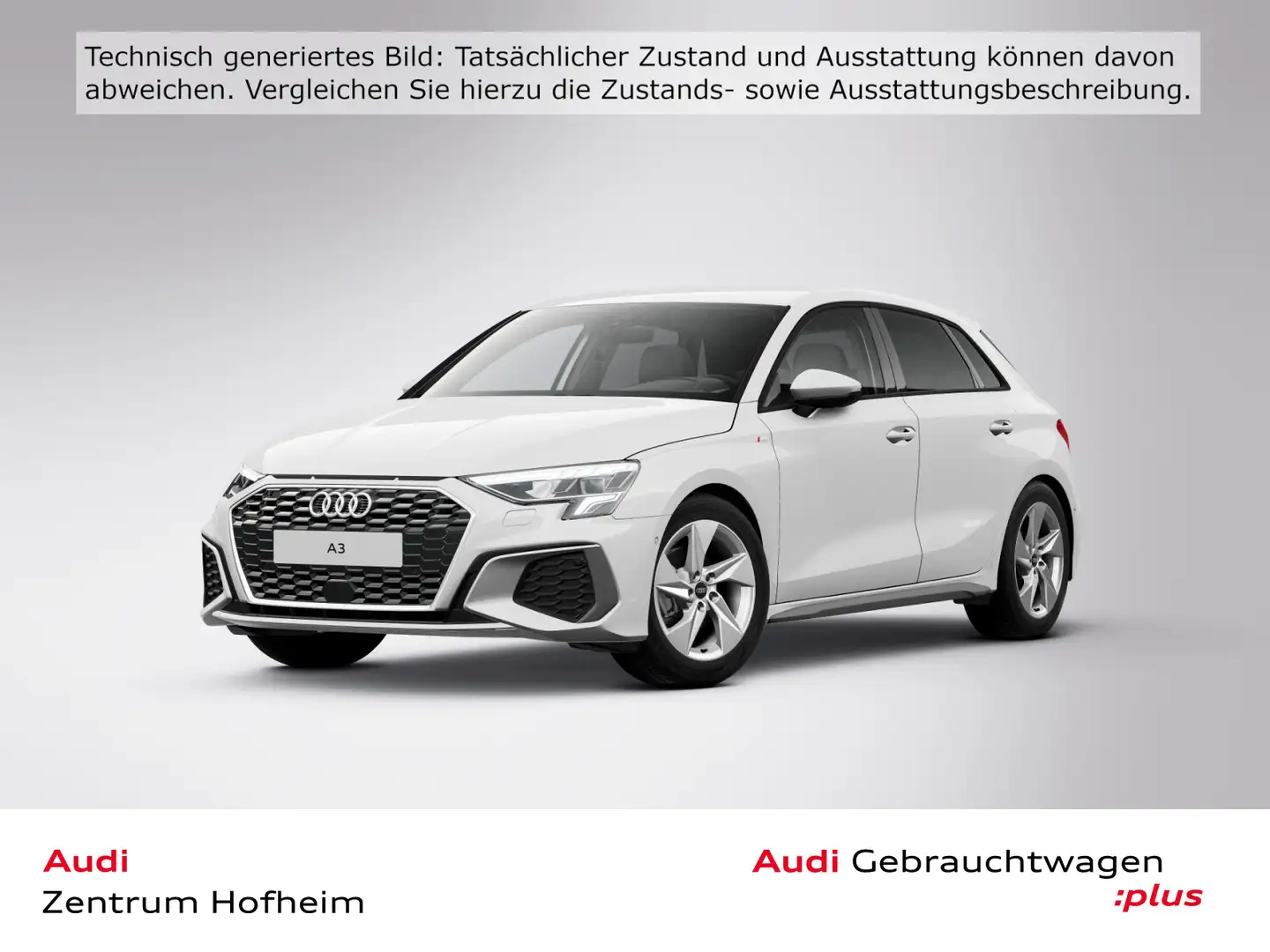 Audi A3 30 TFSI S line*LED*Virtual*Navi+* Weiß - 1