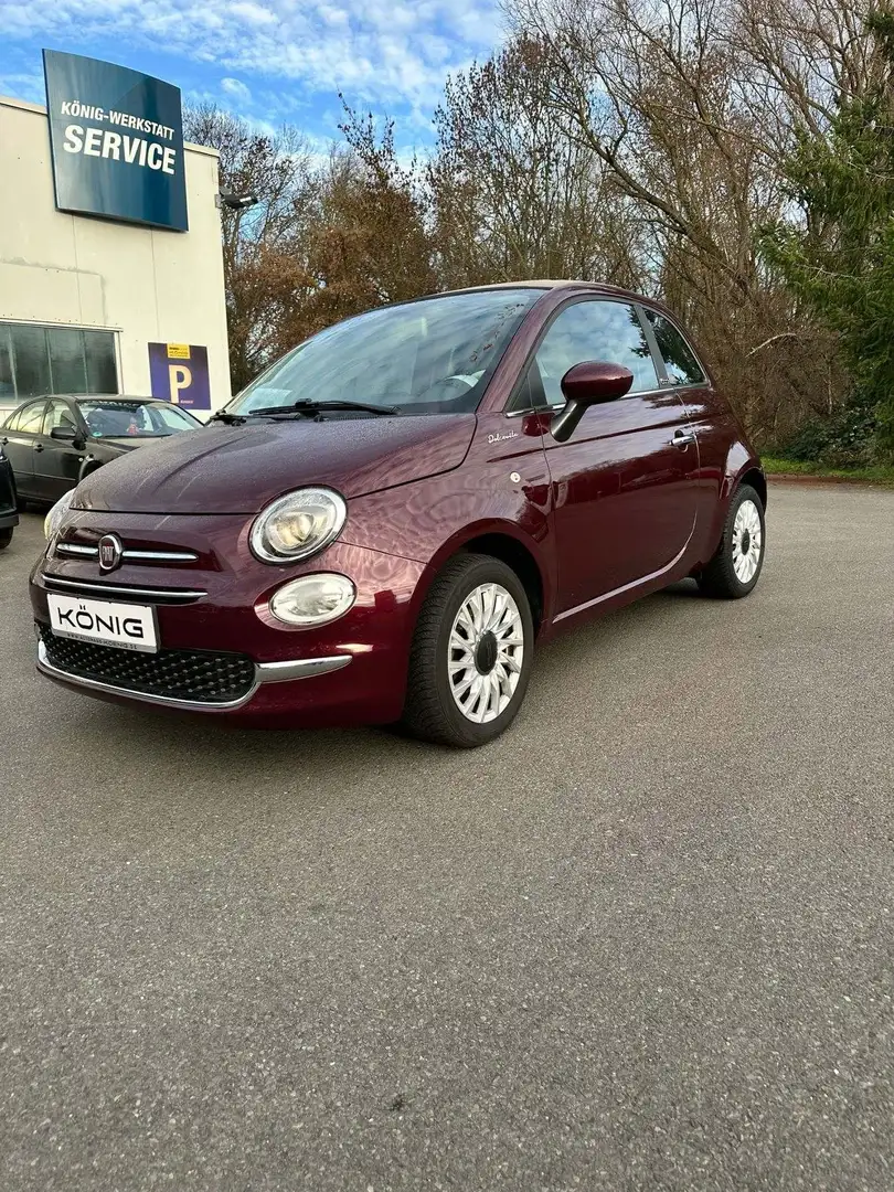 Fiat 500C MY21 1.0 GSE Hybrid DOLCEVITA 51kW (70PS) Rot - 1