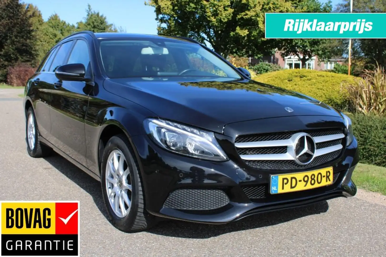 Mercedes-Benz C 160 C 160 Estate Ambition ECC/Cruise/Navi/PDC/LED Schwarz - 1
