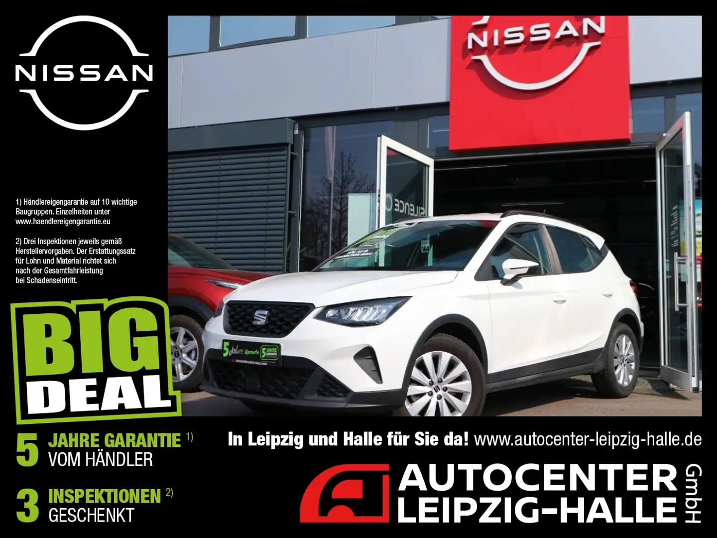 SEAT Arona 1.0 TSI Style LED SHZ PDC Virtual Carplay Bílá - 1