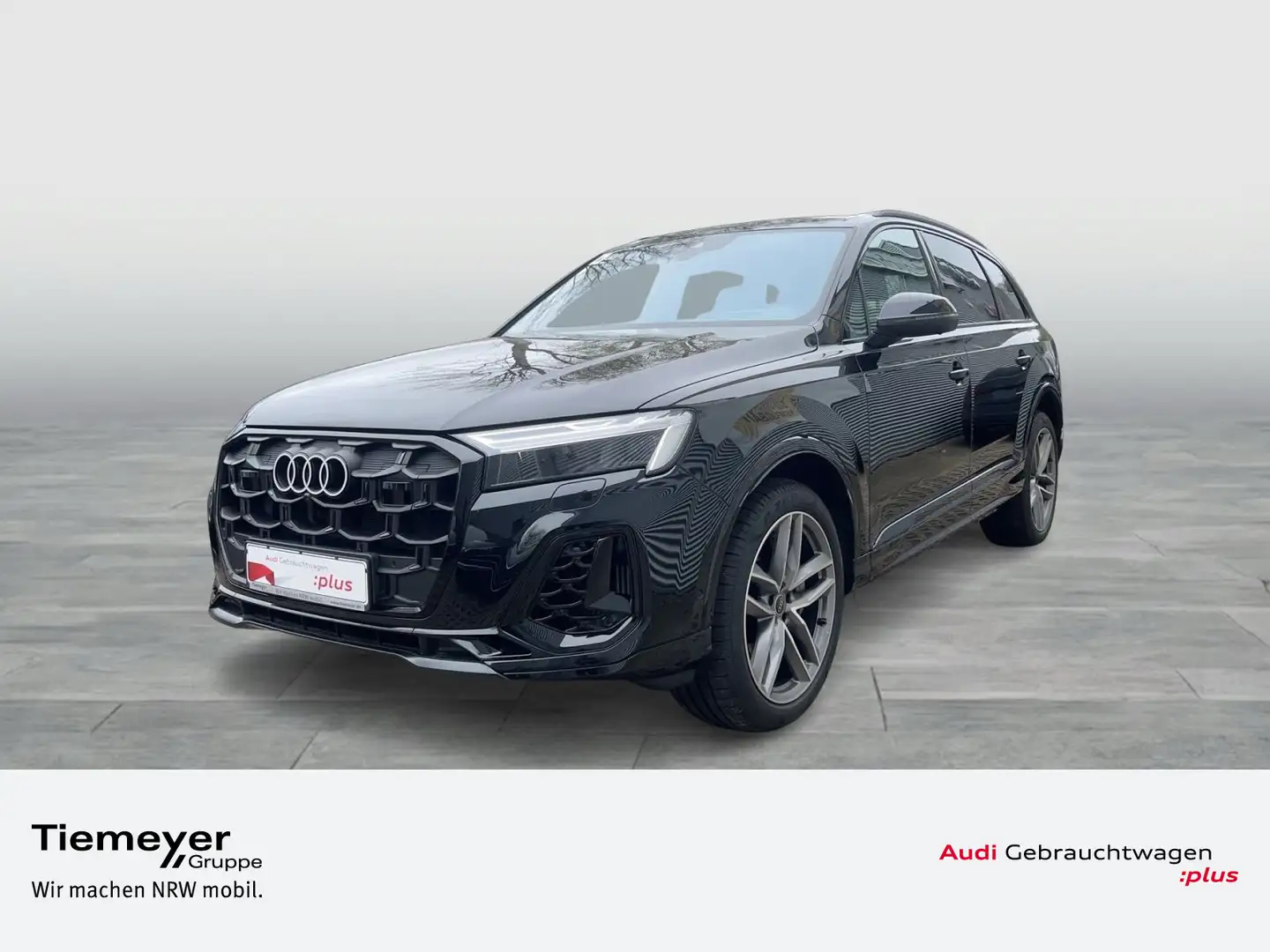 Audi Q7 55 TFSIe Q 2x S LINE LM21 HuD ALLRDL BuO AHK Schwarz - 1