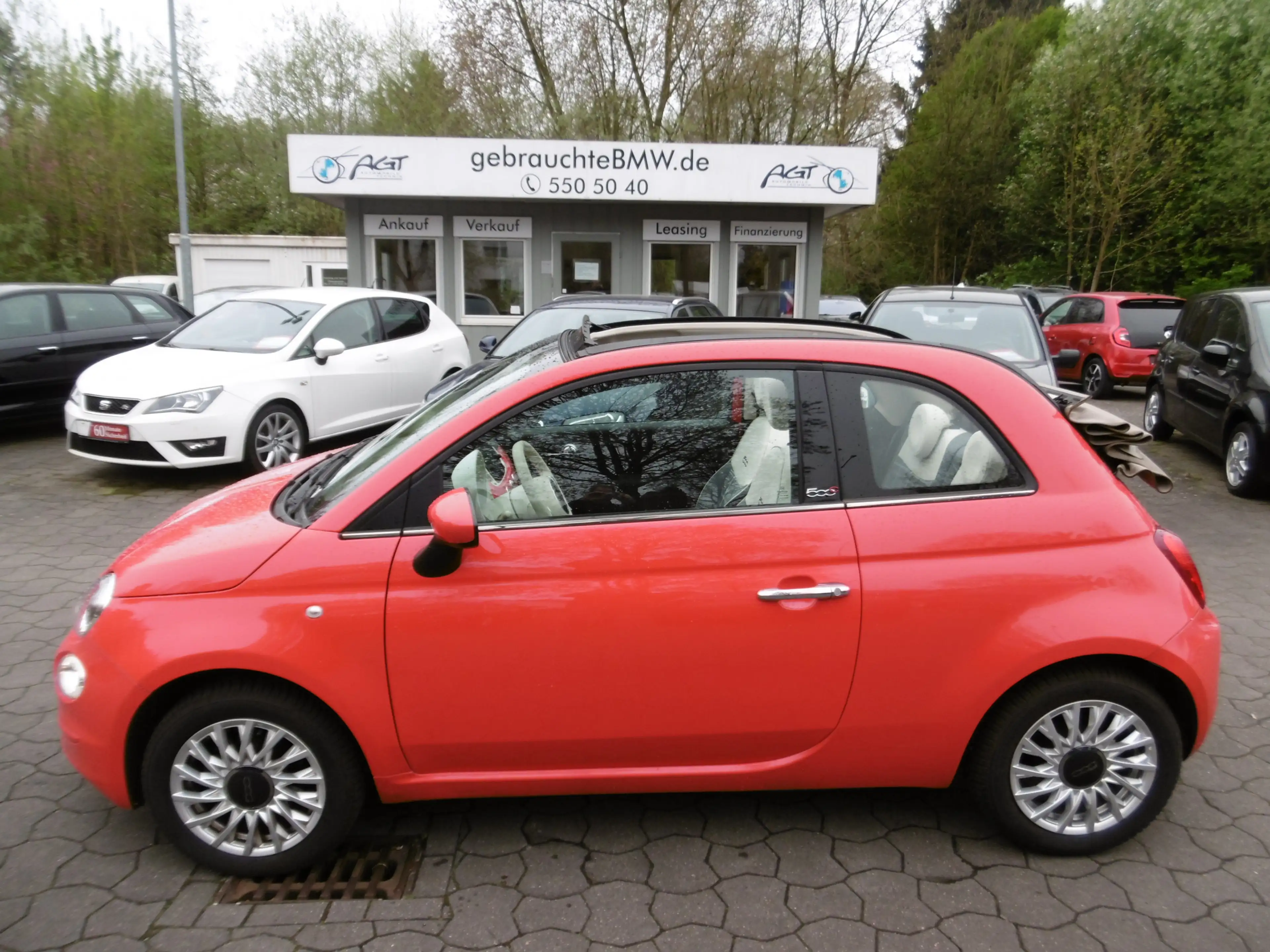 Fiat 500C 1.2 Lounge Klima Allwetter Tempo.,PDC — photo 7
