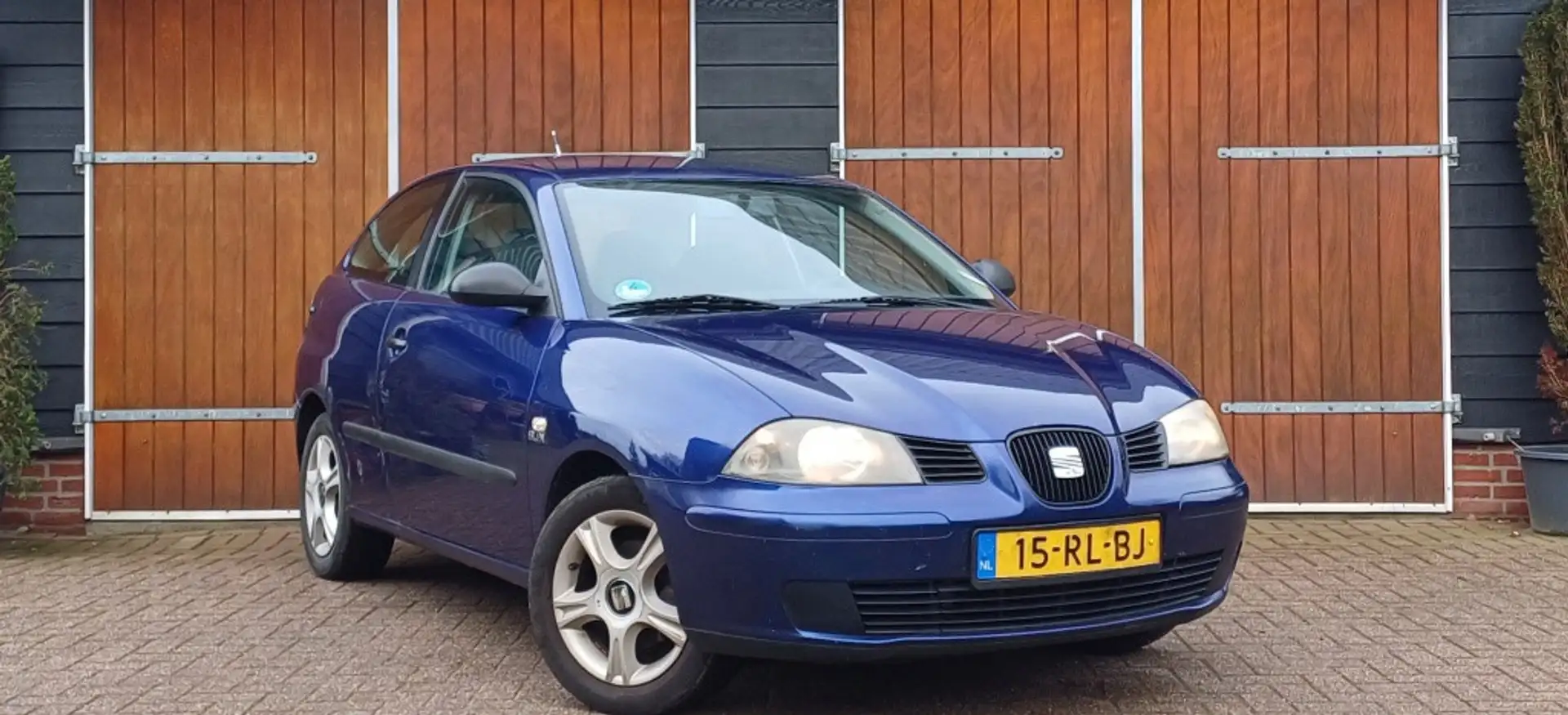 SEAT Ibiza 1.4-16V Reference, Nieuwe APK, Airco, NAP Blauw - 1