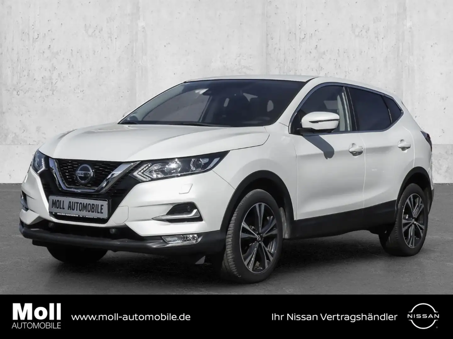 Nissan Qashqai N-Connecta 1.3 DIG-T EU6d-T Navi 360 Kamera Mehrzo Blanc - 1