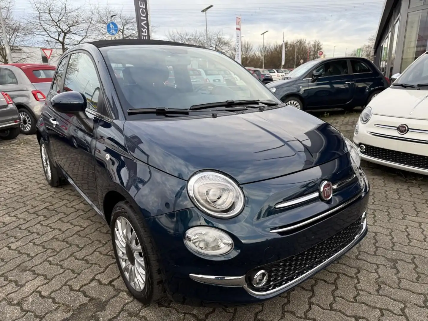 Fiat 500 C 1.0 GSE Hybrid Dolcevita Blau - 1