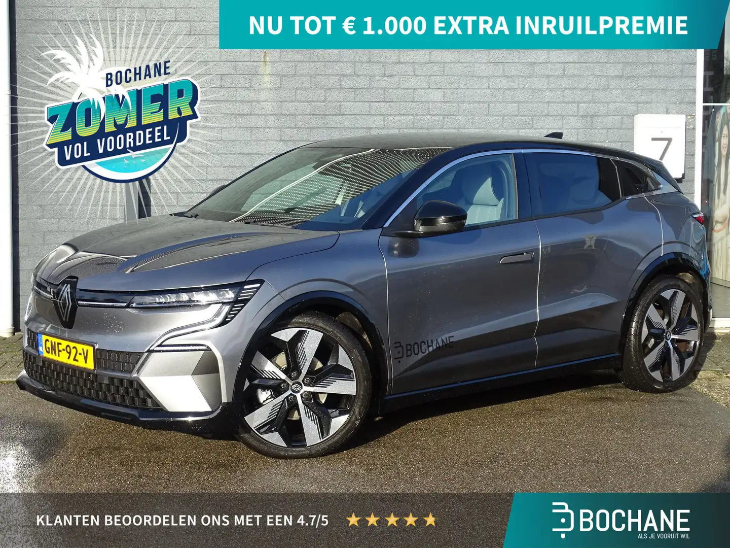 Renault Megane E-Tech EV60 Optimum Charge Techno APPLE CARPLAY & ANDROID Grijs - 1