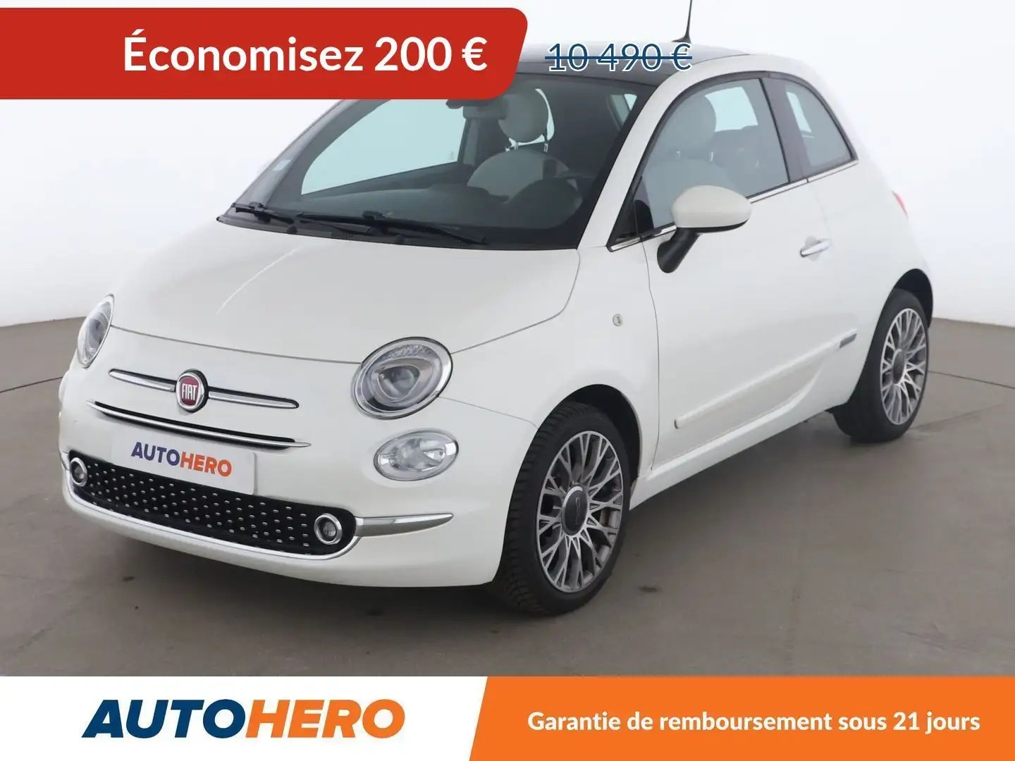 Fiat 500 1.2 Star Blanc - 1