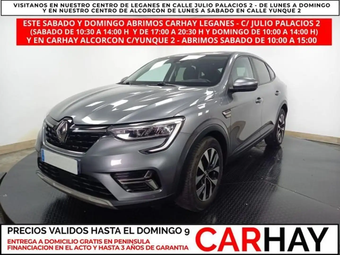 Renault Arkana 1.6 E-Tech hybride 145ch Evolution Gris - 1