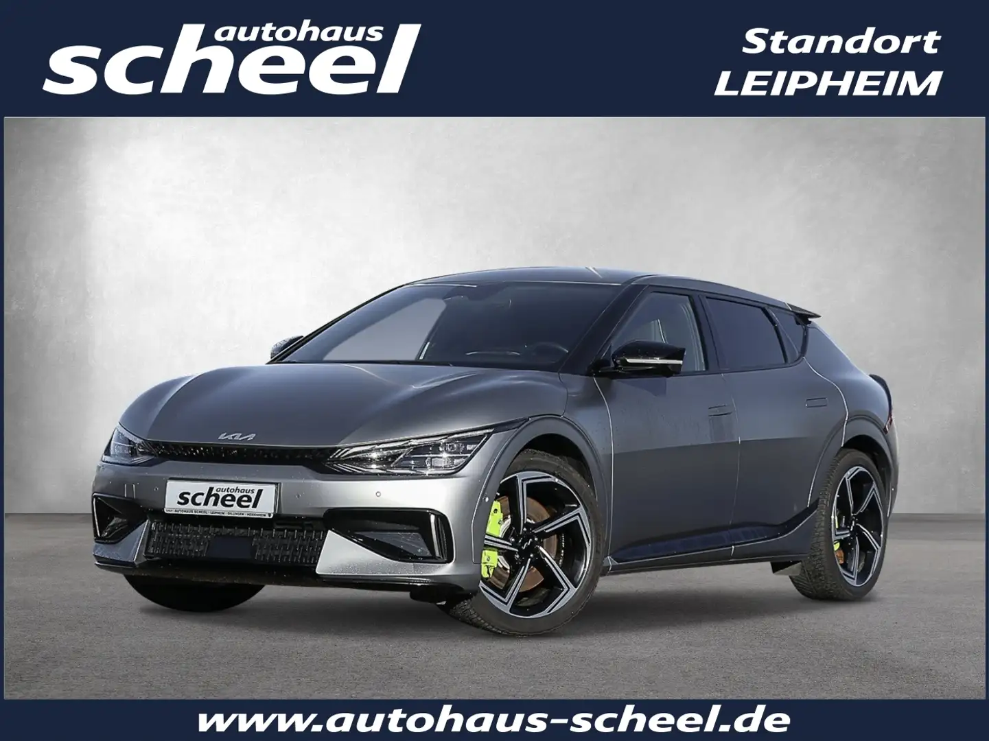 Kia EV6 Elektro 77 GT 585PS ACC/HUD/Kam./KeyLess/Klim Gris - 1