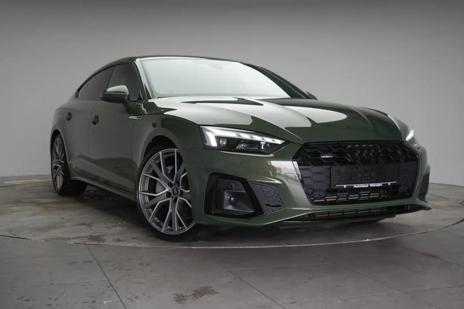 Audi A5 45 TFSI quattro S tronic S line Leder/Temp/Ka Grün - 1