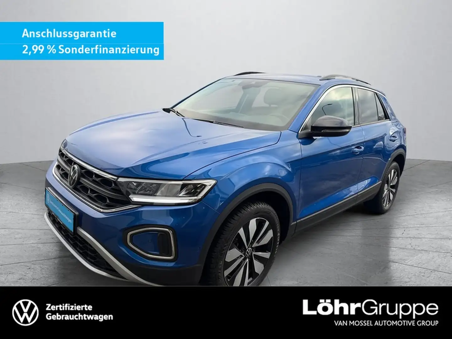 Volkswagen T-Roc 1.5 l TSI Goal AHK Bleu - 1