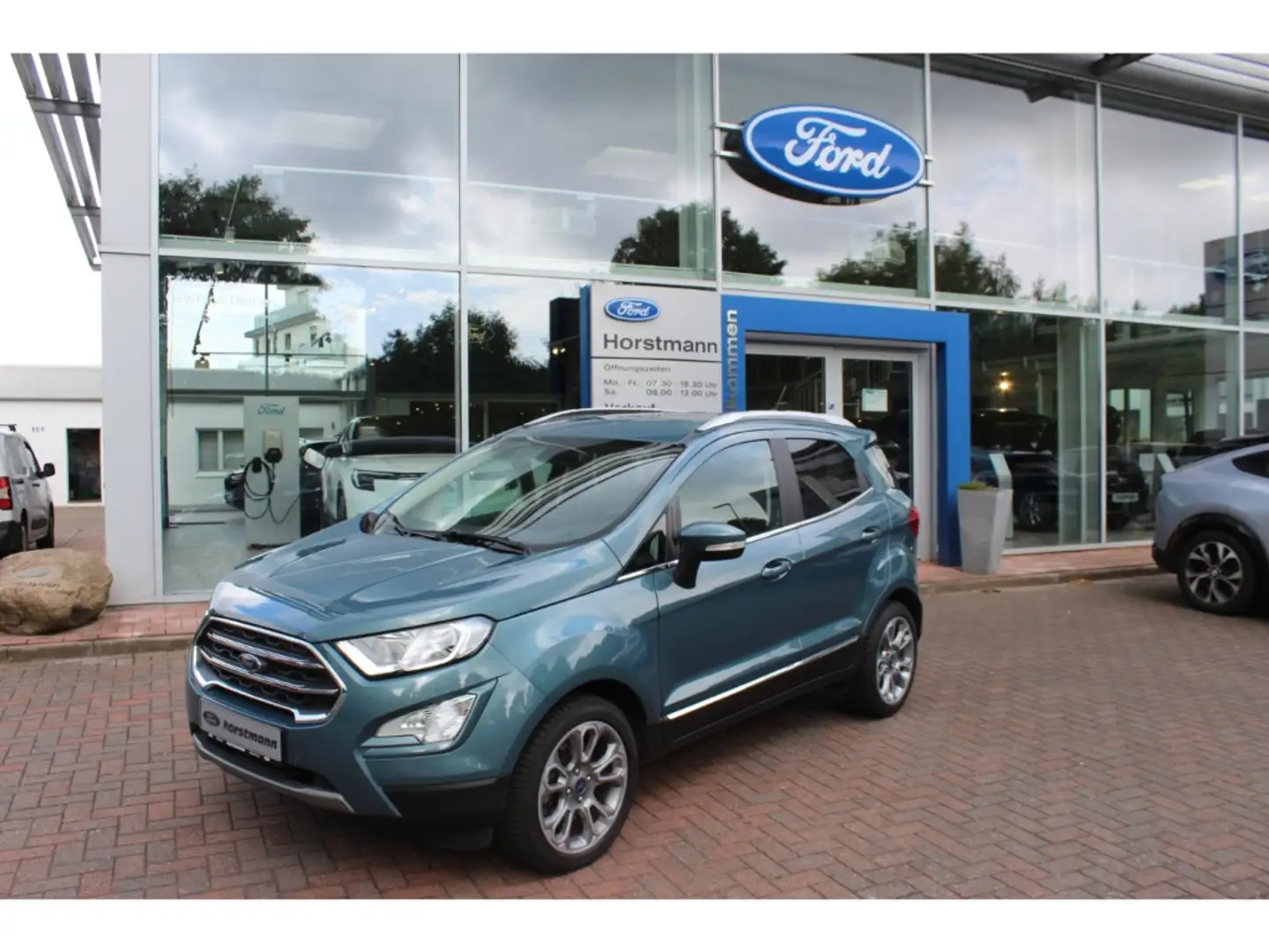 Ford EcoSport TITANIUM X AUTOMATIK, SSD, XENON, NAVI, PDC, RFK, Blauw - 1
