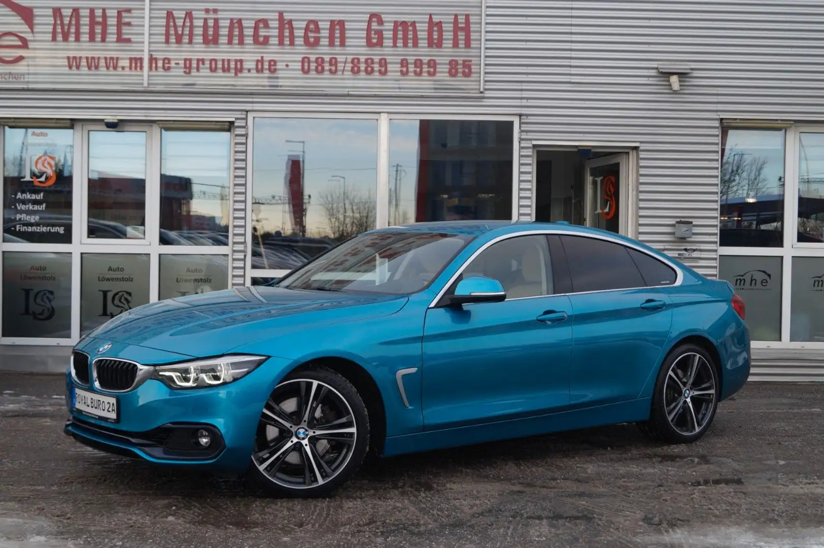 BMW 430 430i Gran Coupé Sport Line*HUD*LED*Key-Less*ACC Синій - 1