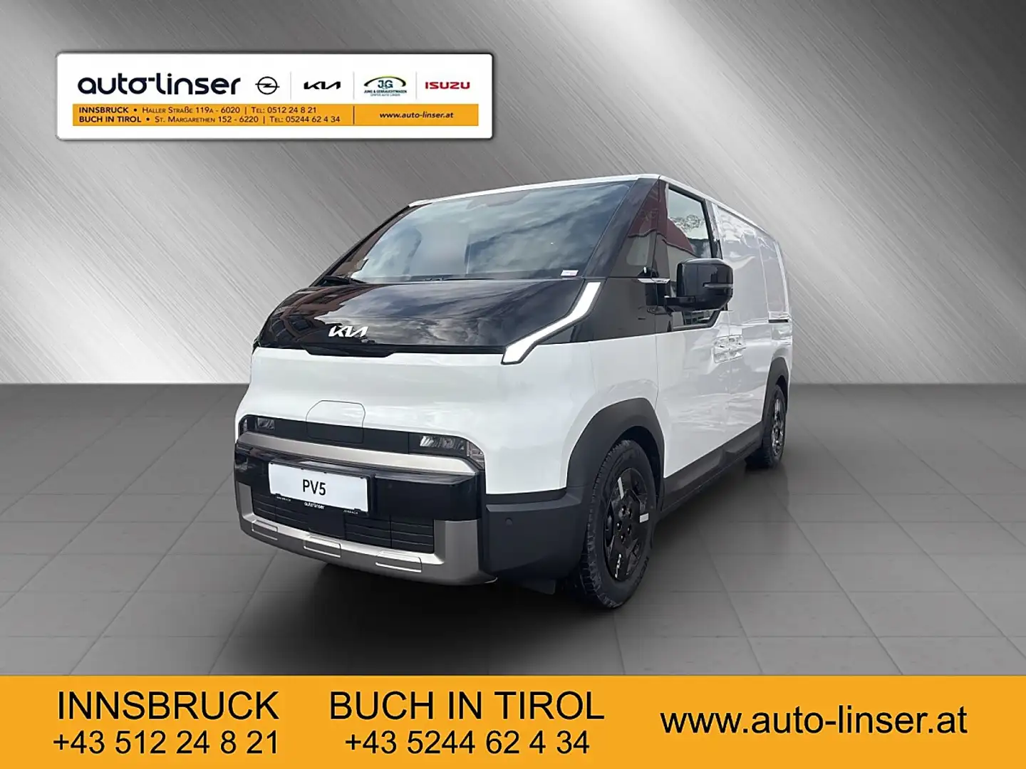 Kia PV5 Cargo 4DR 71,2kWh L2H1 Pure Weiß - 1