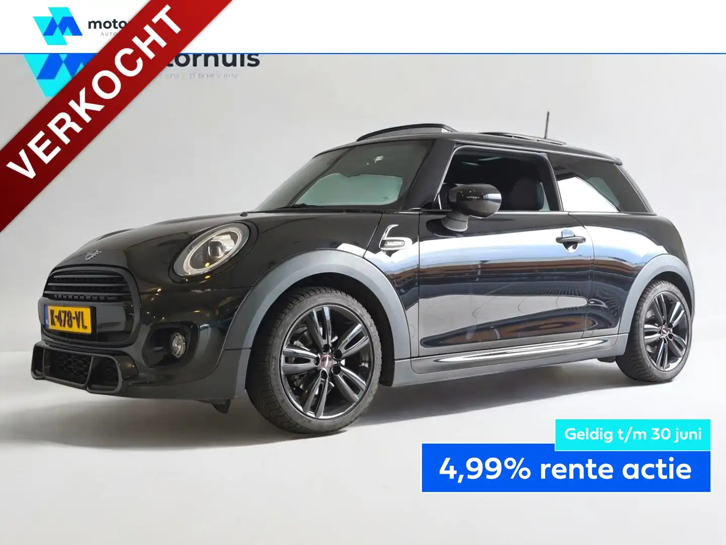 MINI Cooper Mini 3-Deurs (f56) 1.5 TURBO DALSTON 136PK AUTOMAA Zwart - 1
