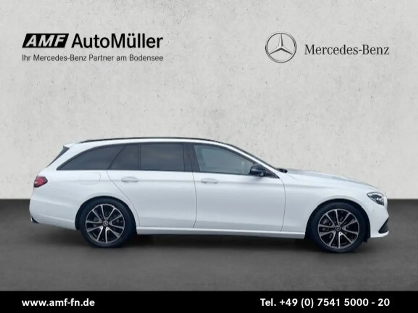 Mercedes-Benz E 220 E 220d T AVANTGARDE PANO DISTRO BURMESTER 360 Weiß - 1