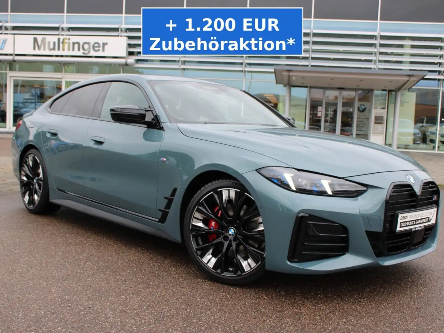 BMW 440 Mi xDr.GC.M Pro FACELIFT ACC SuView GlasD.20" Grün - 2