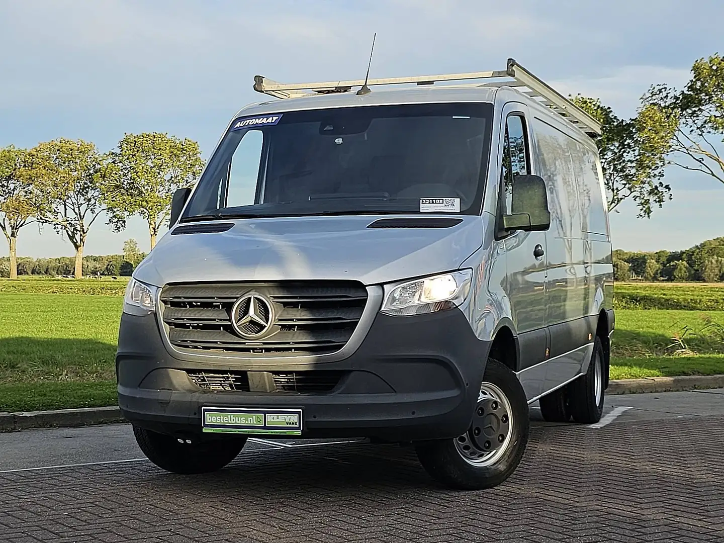 Mercedes-Benz Sprinter 514 L2H1 Dubbellucht 3500kg Trekhaak  Automaat Mbu Gris - 2