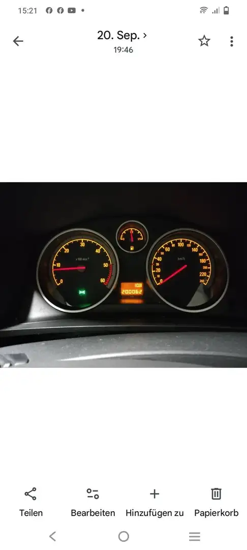 Opel Zafira Zafira 1,9 CDTI Silber - 1