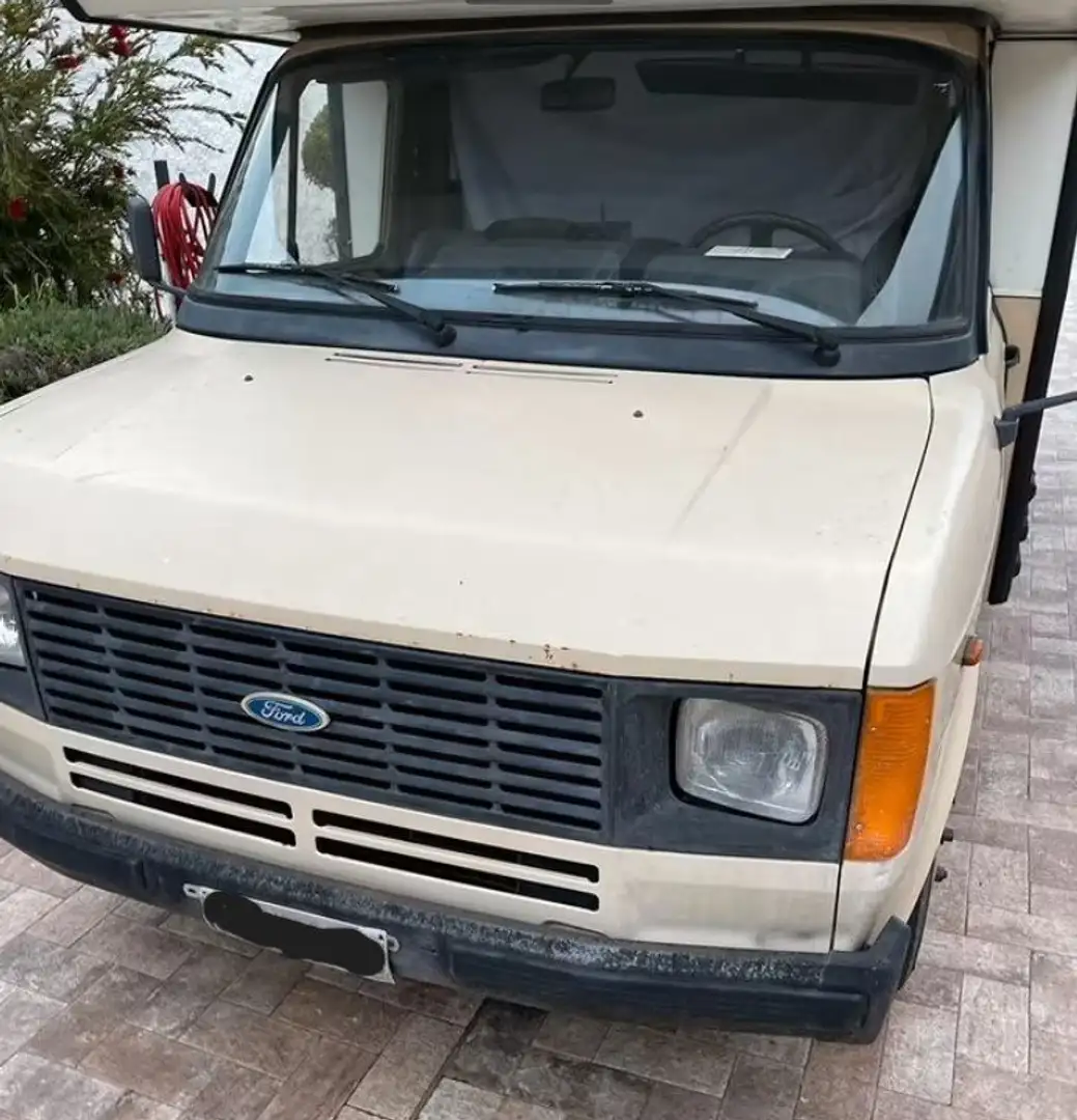 Ford Transit Camper Mansardato Bej - 1