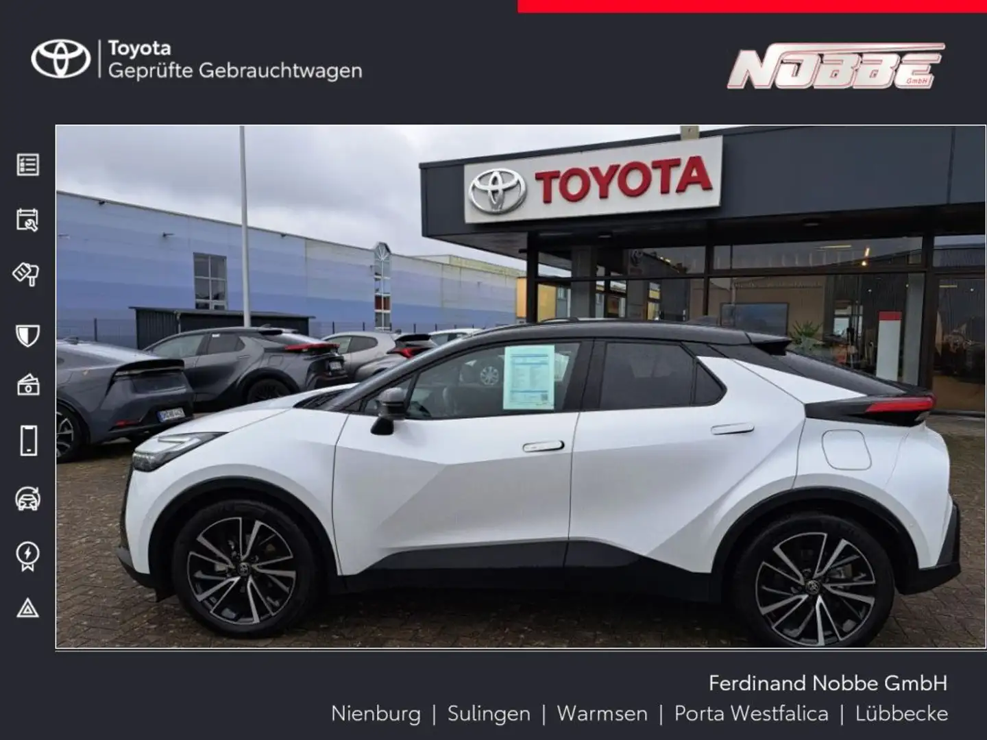Toyota C-HR 2.0 Hybrid Lounge Blanco - 1