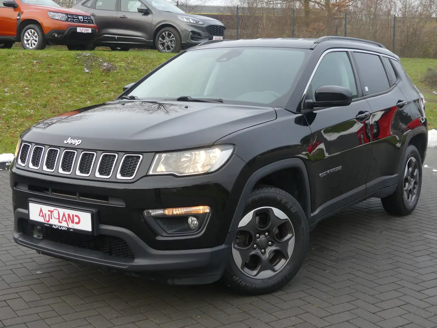 Jeep Compass 1.4 Longitude FWD AHK Keyless PDC DAB Schwarz - 2