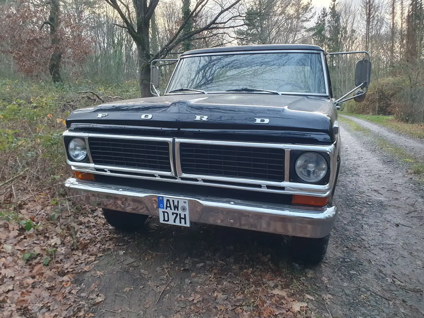 Ford F 100 Чорний - 1