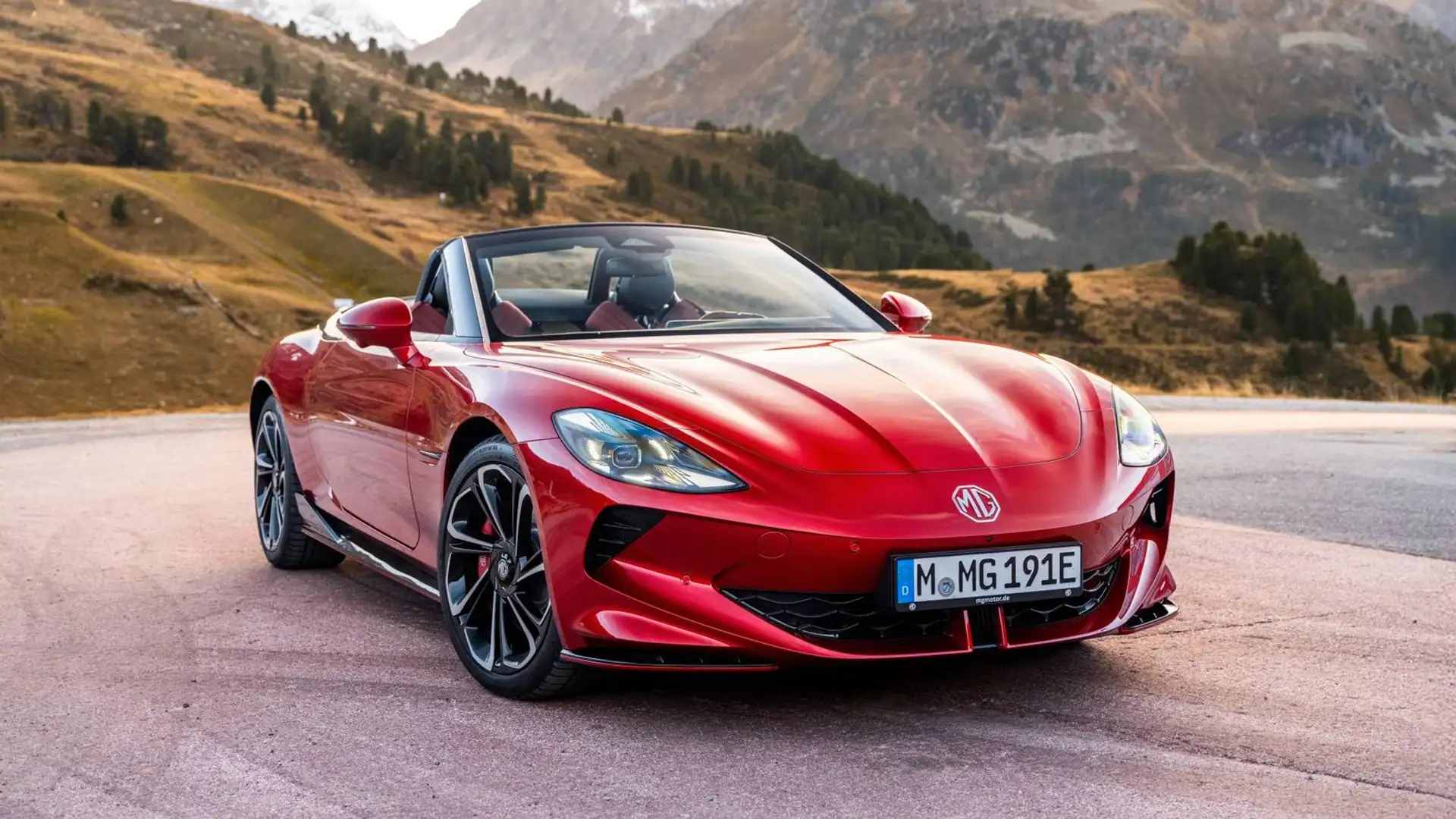 MG Cyberster XPower *DUAL MOTOR*BOSE*SHZ* Червоний - 1