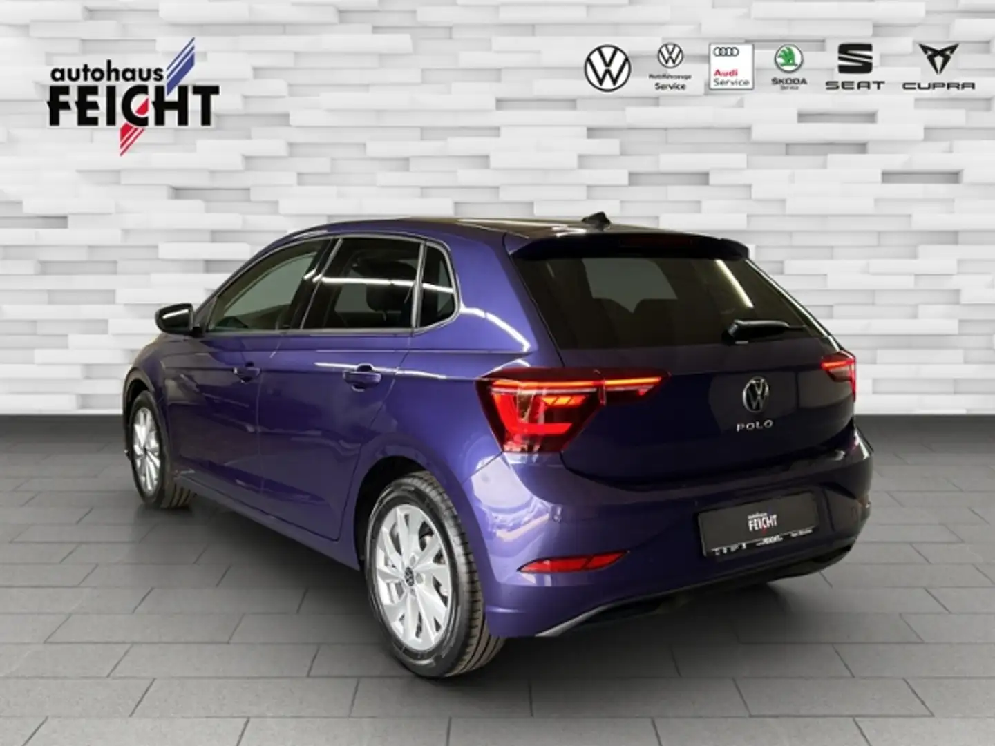 Volkswagen Polo 1.0 TSI Style+LED+NAVI+PANO+AHK+APP-CONNECT Violett - 2