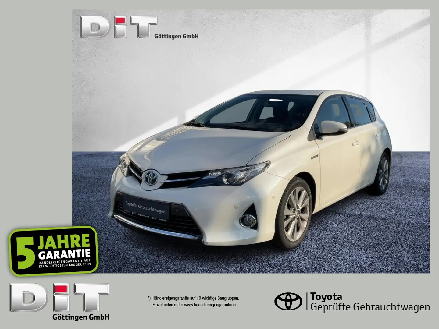Toyota Auris 1.8 START Edition Navi+SHZ+Kam.+KeyLess+LM Weiß - 1